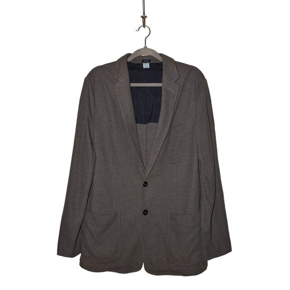 MADE BY CAM NEWTON $195 Knit‎ Two Button Sport Coat Jacket Gray Men's Large - Picture 1 of 5